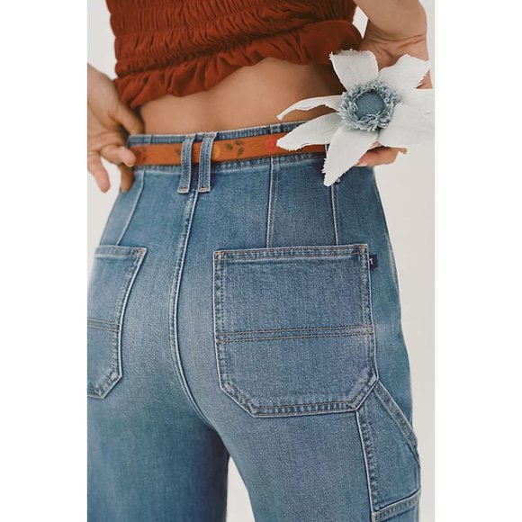 Anthropologie Carpenter Wide Leg Jeans - Picture 7 of 11